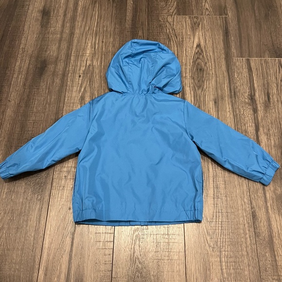 babyGAP Blue Zip-up Hooded Windbreaker Jacket Coat - Picture 3 of 5